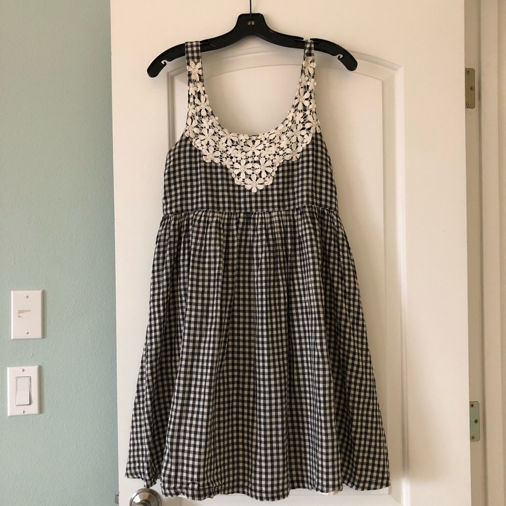 Gingham summer dress -